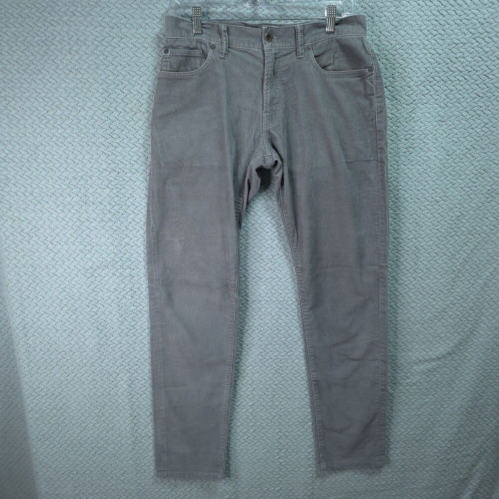 Todd Snyder Corduroy Pants Mens Gray 30/31 Preppy Slim Fit Corduroy Pants